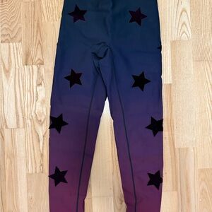 Ultracor Purple and Black Star Kids Leggings